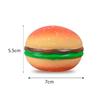 Toast Sliced Bread Stress Toy Simulated Hamburger Biscuit Squishes Toy Sensory Fidget Toys for Kids & Adult Funny Squeeze Toy
