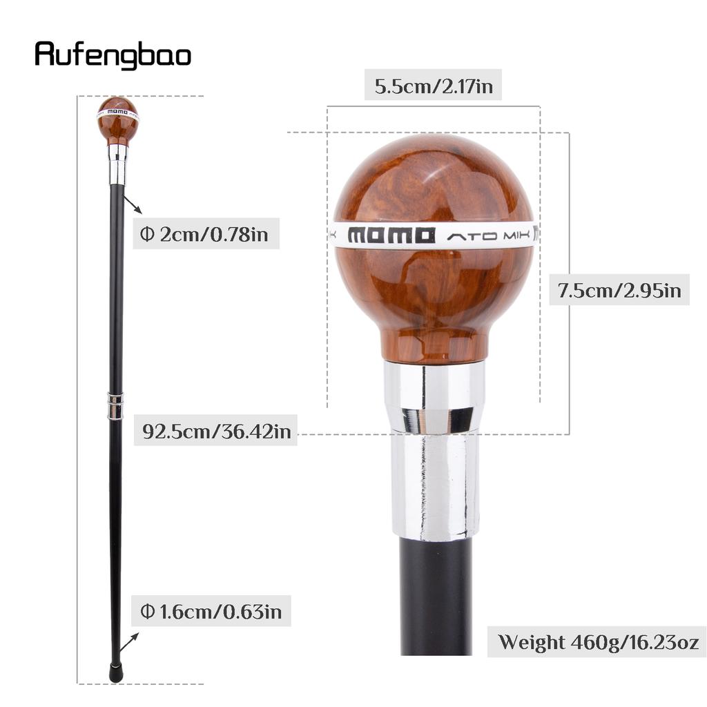 Красный Белый Шар Серебряная Трость Модная Декоративная Трость Джентльмен Элегантная Косплей Трость Посох 92см