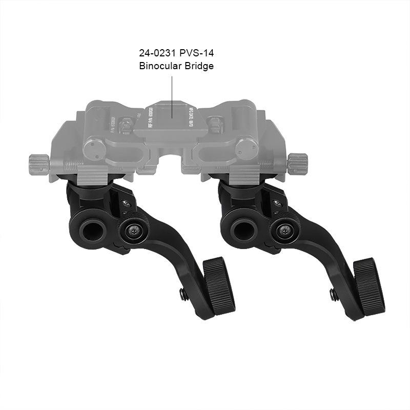 PVS-14 J-Arm Aluminum Night Vision Goggles Bracket