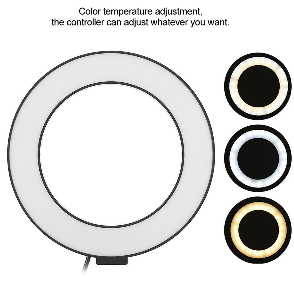 LED Ring Light Fill Light Lamp Photographic Equipment for Phone Live Broadcast Selfie 16cm16cm