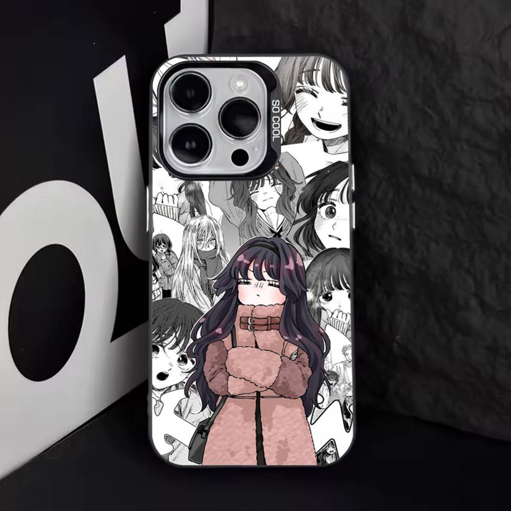 Милый K-Kaoruko-Waguri Чехол для телефона Для iPhone 17,16,15,14,13,12,11,Pro,XS,Max,Plus,Mini,SE4,E IMD Матовый черный