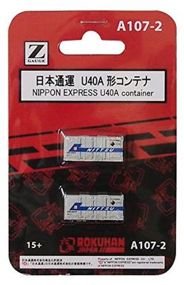 Rokuhan Z-образный контейнер Nippon Express U40A A107-2 (2 куска)