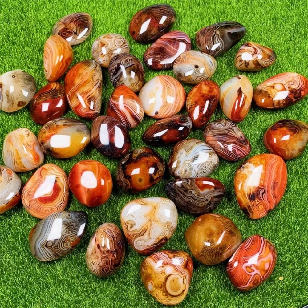 Natural Irregular Polished Palm Stone Smooth Agate Stone for Gift Sardonyx Tumbled Crystal Healing Stone