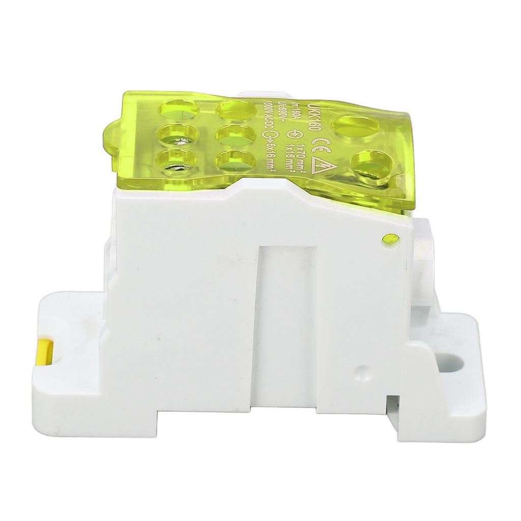 Terminal Distribution Box 690V 160A DIN Rail Terminal Block Power Junction Box for Electricity