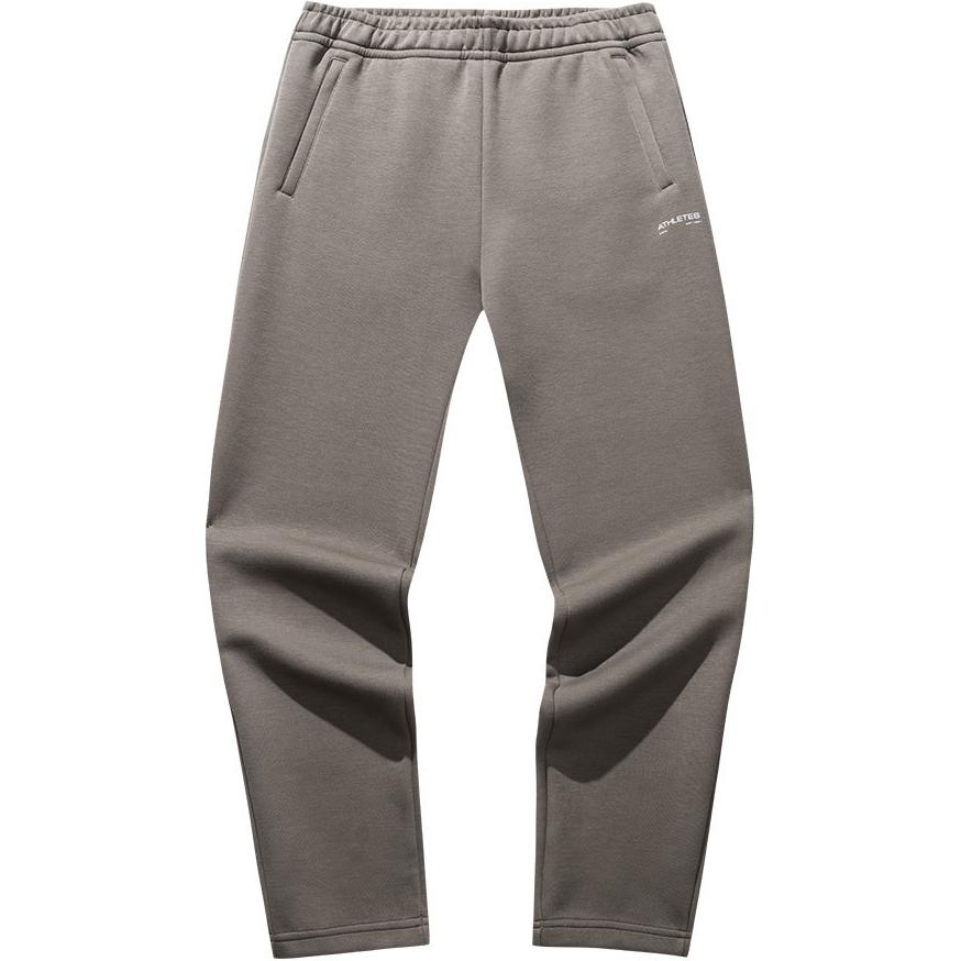 Anta Comfortable Warm Versatile Thickened Training Knit Sports Pants Men Bottoms Dark-Green 152437352R-1