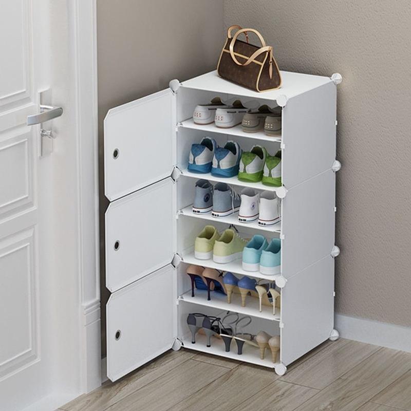 Modular Shoe Cabinet Shoe Organizer Shelf Hallway Wardrobe