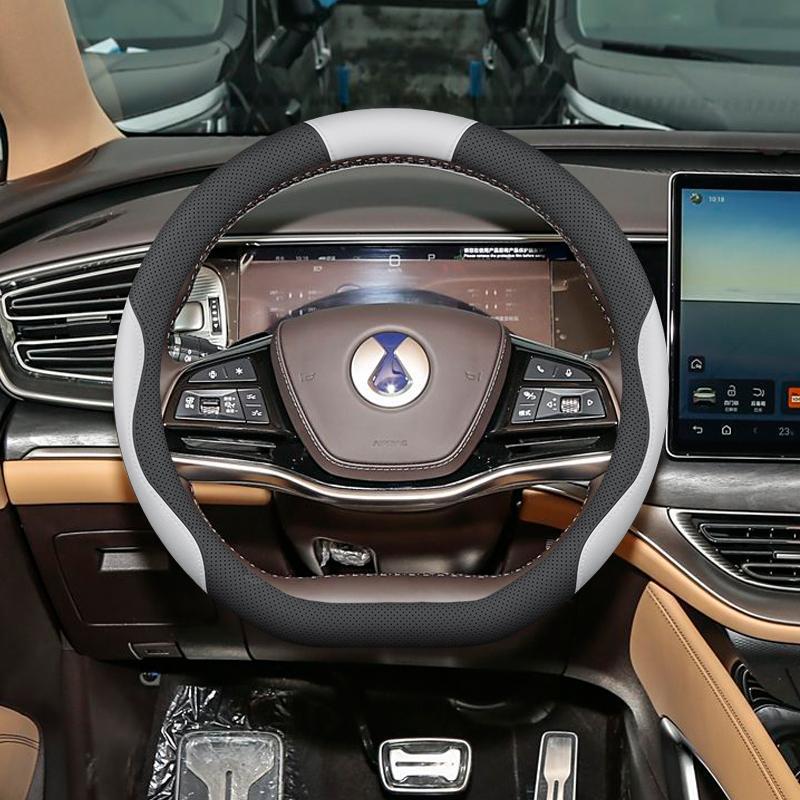 Denza D9 Steering Wheel Cover: Non-Slip, Odorless, No Hand Sewing Needed, For Men and Women, Interior Upgrade.
