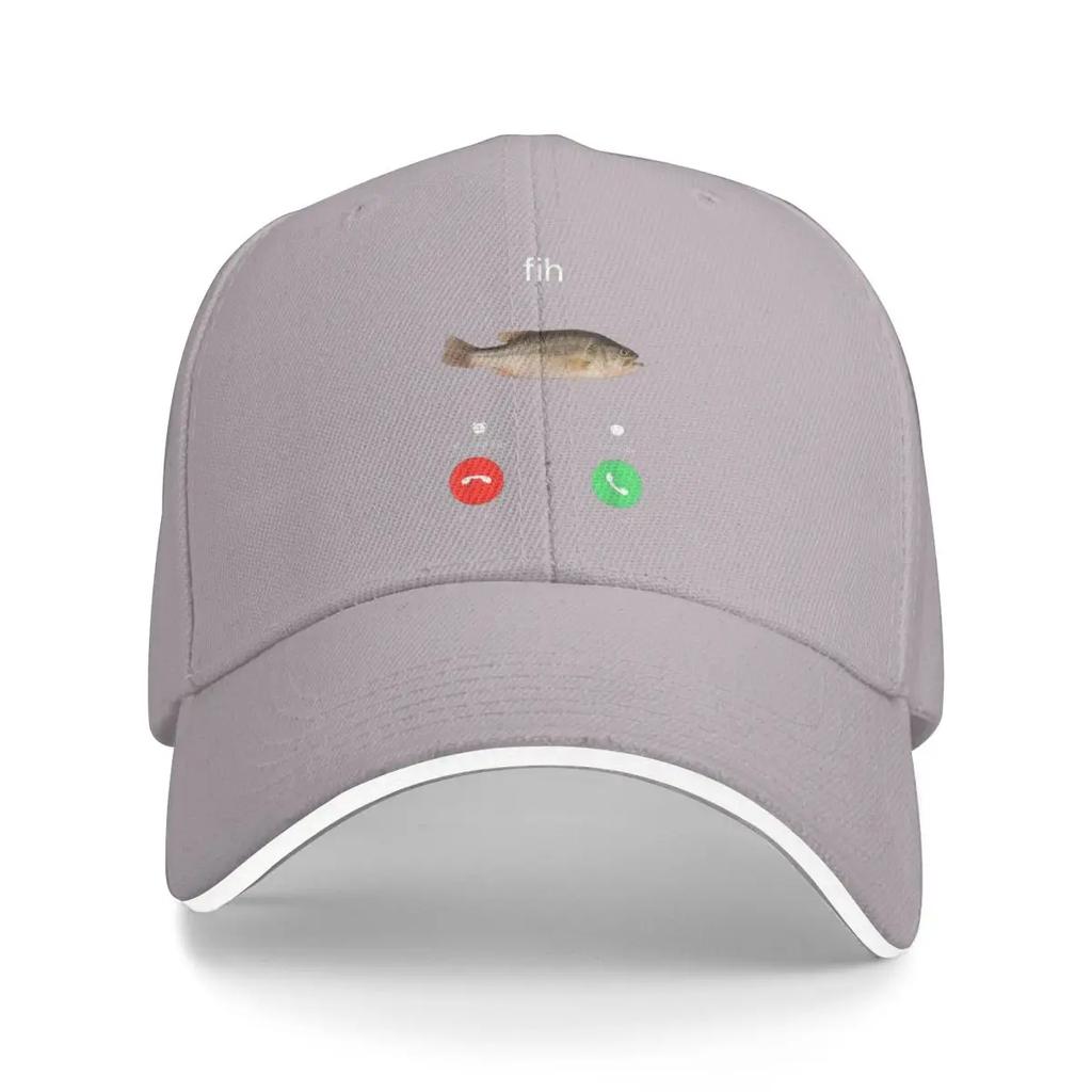 Fih Calling Remind Me Message Decline Accept Phone Call Fish Funny FishUnisex Baseball Caps Fashion Unisex Women Hats