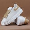 Men and Women with The Same Small White Shoes Men's Platform Sports Shoes Lovers of All Matching Casual Shoes