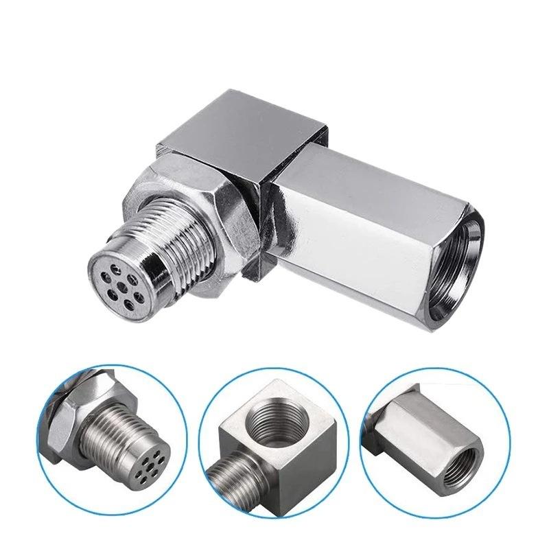 Car modification accessories 90 degree car sensor adapter connector M18 oxygen sensor car 90 degree connector