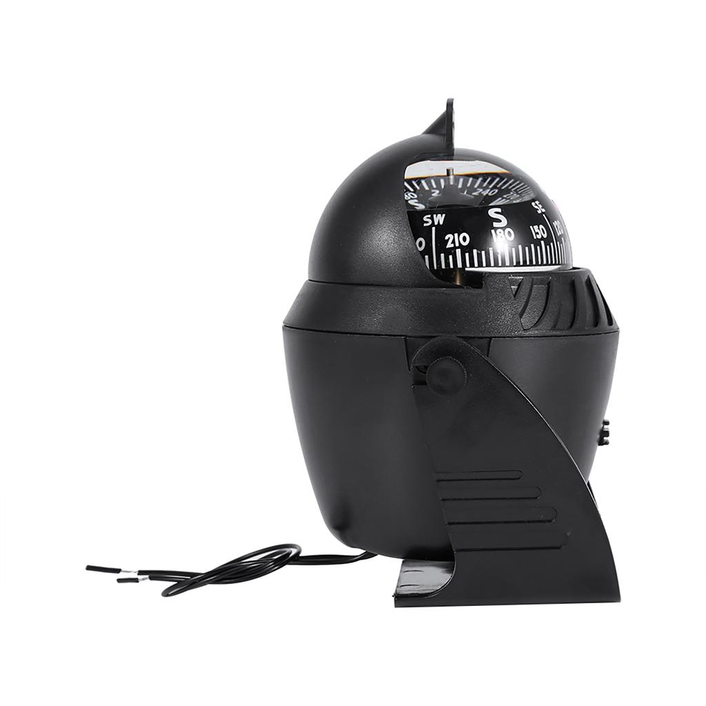 Высокоточный светодиодный поворотный компас, навигационный электронный компас для морского катера, автомобиля