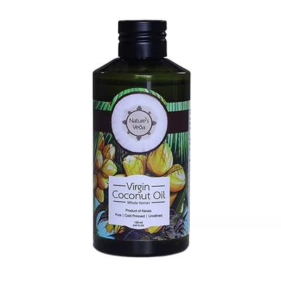 Кокосовое масло холодного отжима: для ухода за телом и волосами (200 мл), Virgin Coconut Oil Cold Pressed,