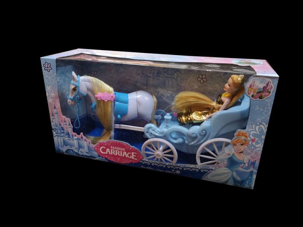 The Princess and the White Book: Set with Carriage and Doll