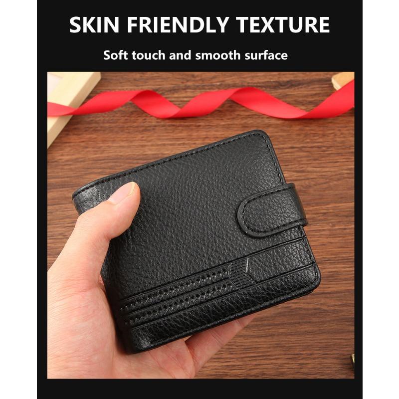 Мужской кошелек короткий с застежкой-молнией и пряжкой кошелек новый кошелек для монет