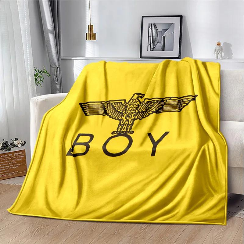 Уникальное одеяло в британском панк-стиле с логотипом B-BOY LONDON Eagle, напечатанное на фланели, для дивана, декоративное постельное белье, плед