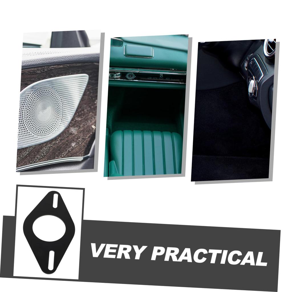 HORIALENCE 2PCS Car Audio Bracket Tweeter Mount Ring Car Pin