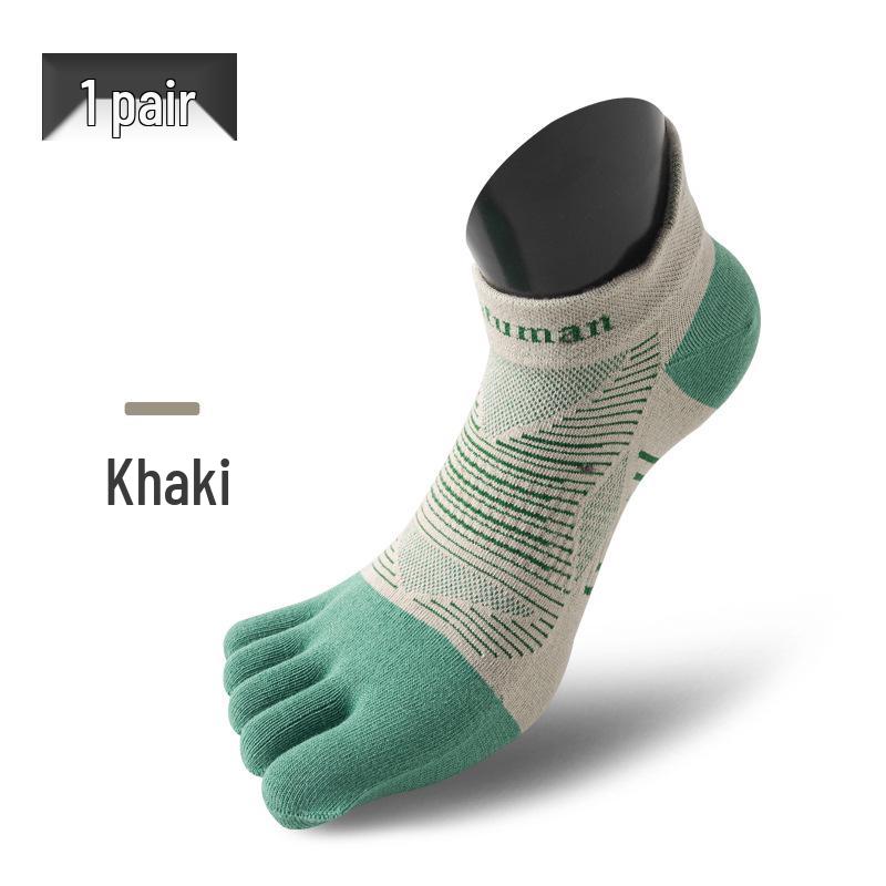 Унисекс пятипалые носки для бега Coolmax Lycra с защитой от запаха