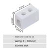 High-temperature Resistant Screw Wire Connector Terminals 1 In 1 Out Ceramic Terminal Post