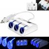 High Power Portable Sturdy Portable Cigarette Ignition Socket Lightweight Car USB Charger Three Socket For Car F8N3