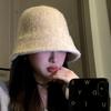 Fisherman's Hat Women's Autumn and Winter Style No Makeup Warm and Showy Small Basin Hat Fashionable Korean Style Versatile Bucket Hat