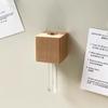 1 шт. Деревянная магнитная пробирка-ваза Магнит на холодильник DIY Цветочная композиция Имитация цветочной вазы Домашний кухонный декор