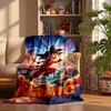 Dragon Ball Custom Flannel Blankets Soft Warm Cozy Throws for Home Decor Holiday Gifts