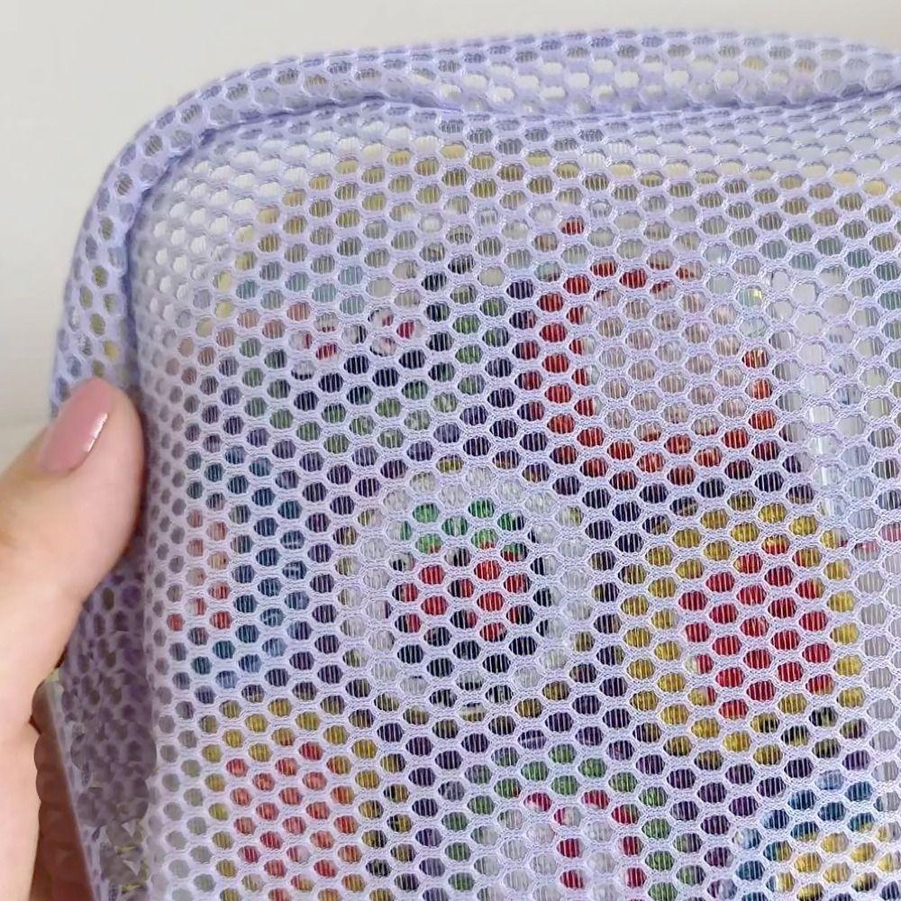 Lightweight Mesh Zipper Bags Portable Cosmetic Accessories Organizer Travel Toiletry Pockets  Home