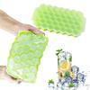 Reusable Silicone Ice Cube Tray with Removable Lids, BPA Free, Creative Honeycomb Cube Maker