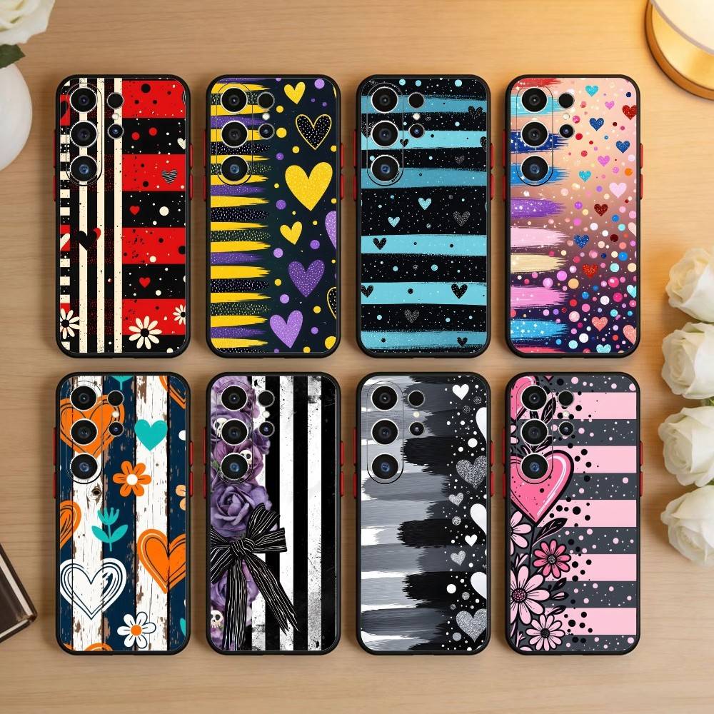Y2k I-INS Graffiti Phone Case For Samsung S26,S25,S24,S23,S22,S21,S20,S30,Ultra,Plus,Fe,Note,5G Black Cover