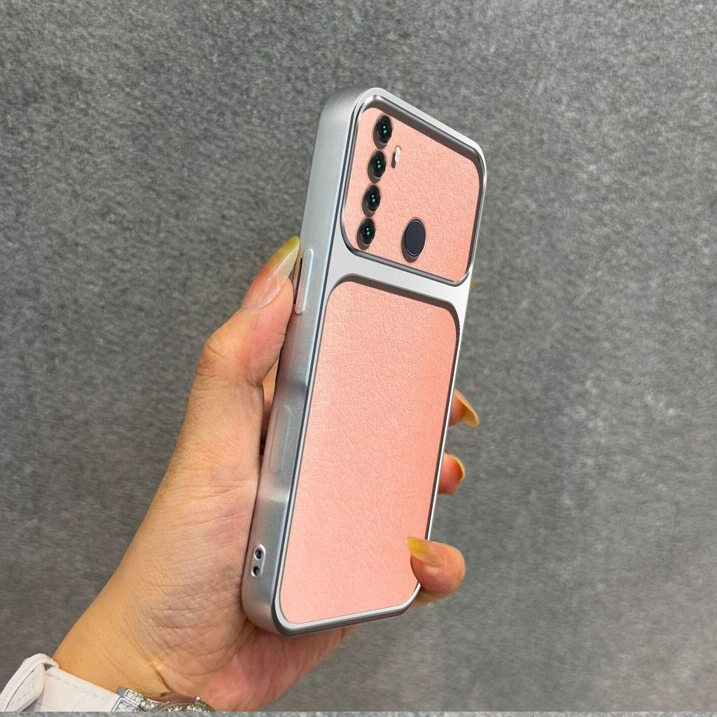 Роскошный чехол из искусственной кожи для realme 6i, 5i, 5, противоударный, с большим окном