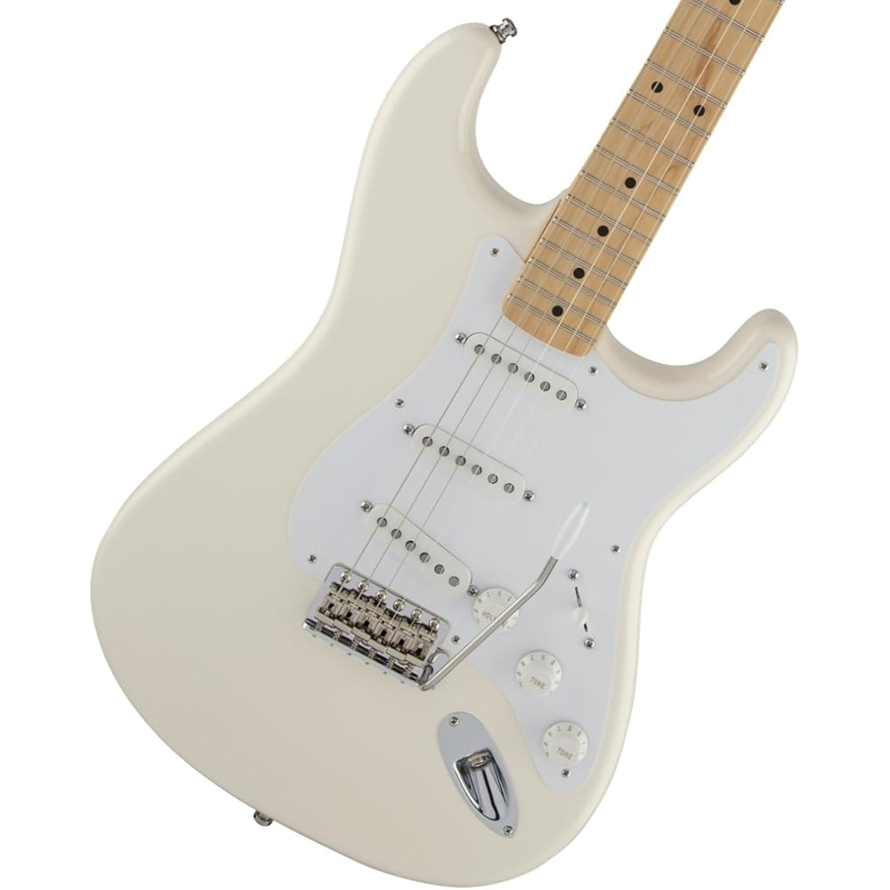 Fender Jimmie Vaughan Tex-Mex™ Strat® Electric Guitar, Maple Fingerboard, Olympic White