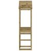 Vidaxl Domek Do Placu Zabaw, 52,5X46,5X206,5 Cm, Impregnowana Sosna