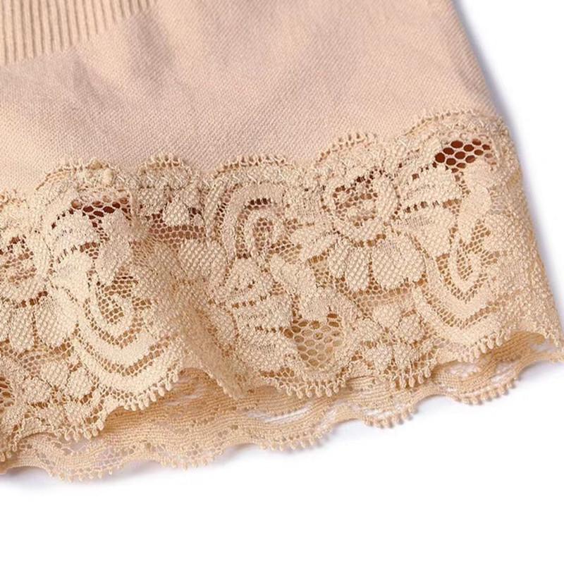 Body Shaper Женское Корректирующее белье с высокой талией Бесшовные кружевные корректирующие трусики Дышащие трусики для похудения живота