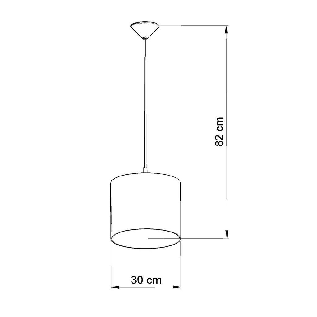 Lampa Wisząca Okrągła Dziecięca Piłki Ø30 Cm Football B 1Xe27 15W Sl.1426 Sollux Lighting
