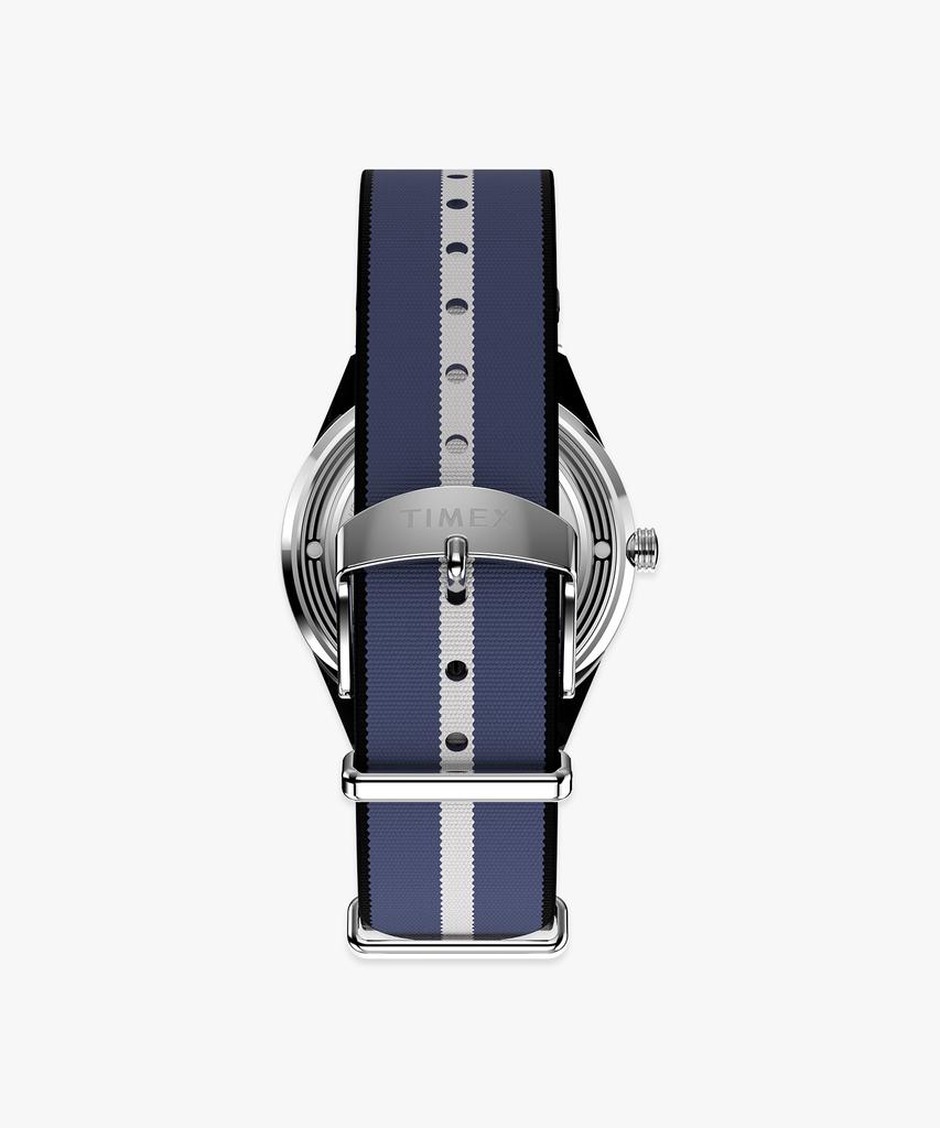 Taimaegseu Merlin Jet Quartz Fabric Strap Wristwatch 39Mm