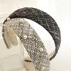 Дж.Лорен Твид Черный Серый Жемчужный Ободок для волос H0897