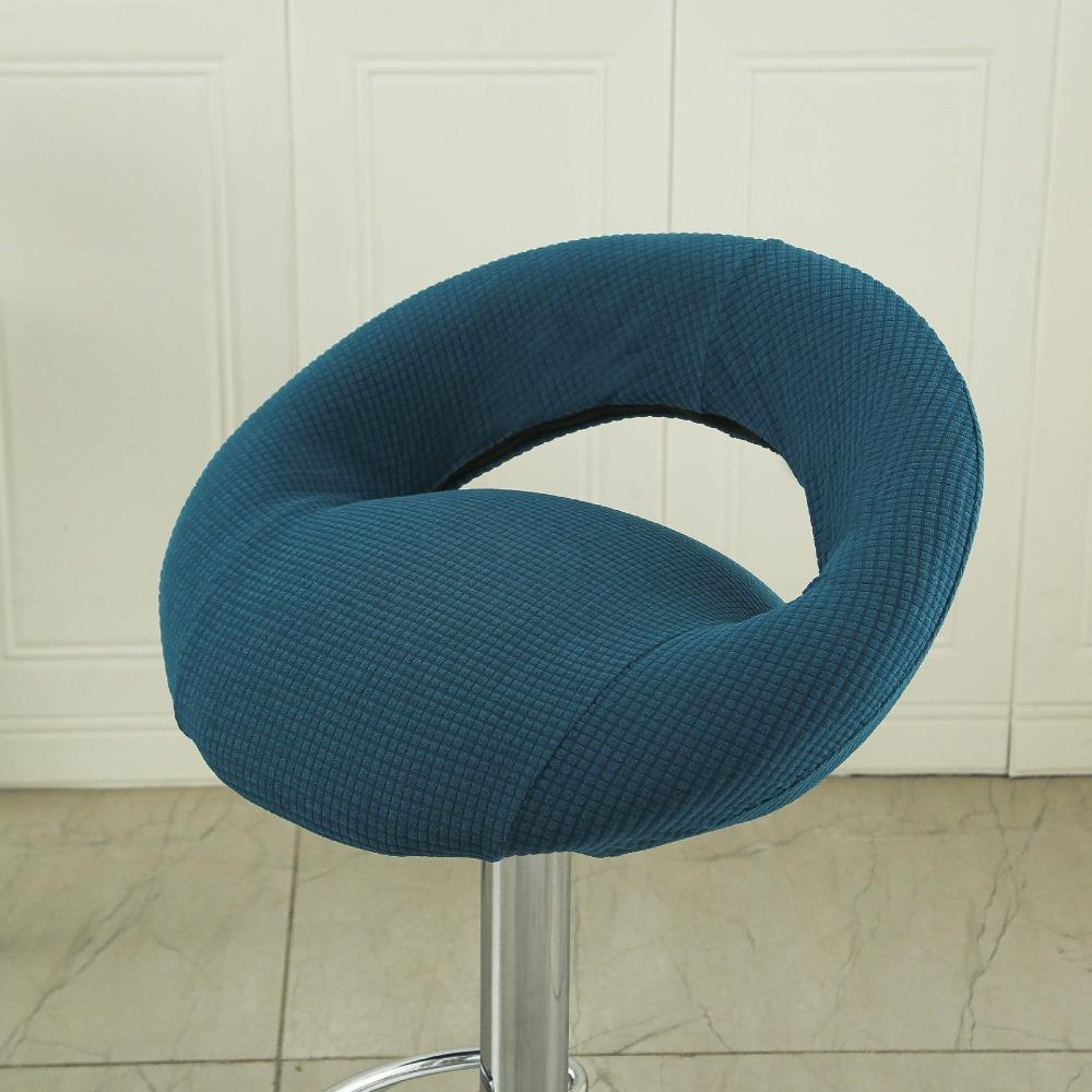 Hollowed-out Design Chair Cover Adjustable Elastic Bar Counter Stool Cover  Bar Chair  Counter Use