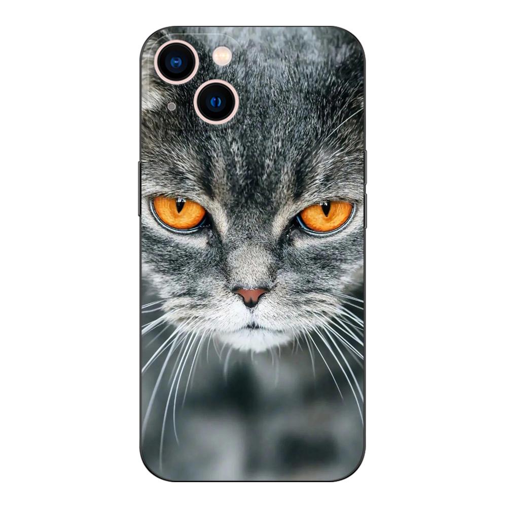Black Tpu Case For OPPO Reno 7 7Z 8 Lite 4G 5G PRO F11 F17 F15 F19 F19S F21 British Shorthair Cat