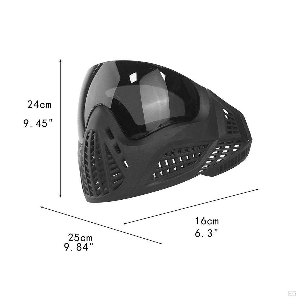 Аксессуары для наружной маски из ПК, дышащее оборудование, многофункциональное защитное снаряжение, защитная маска для лица