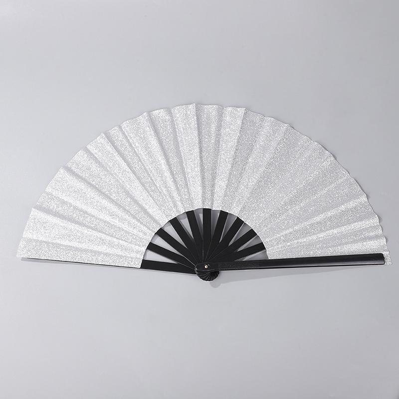 Gradient Colorful Rainbow Folding Fan 1Pc Handheld Dance Cooling Fan for Stage Performance Outdoor