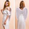 Women's Feathered Angel Wings Halloween Fairy Cosplay Wings Costume Carnival Stage Show