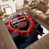 Arsenal Football Club Square rugs are a great choice for living rooms, bedrooms, home décor, and as gifts.