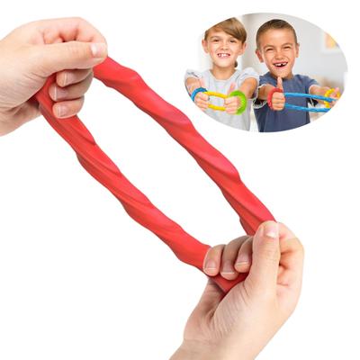 4 шт. силиконовый сенсорный браслет, игрушка, снятие тревоги, стресса, текстурированное кольцо, игрушка-фиджет, портативная, для путешествий, детей, подростков, взрослых, эластичное успокаивающее кольцо, игрушка