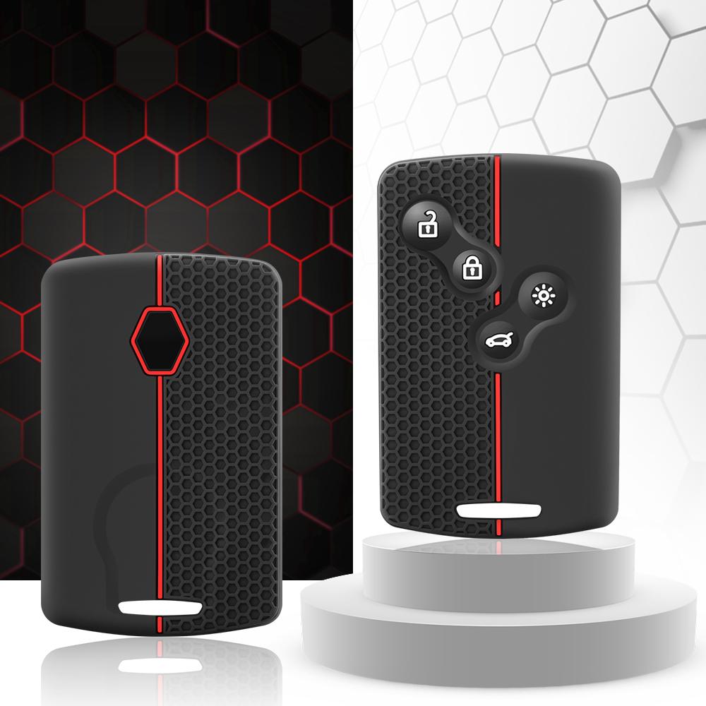 Car Key Case Fob Cover For Renault Laguna Megane Scenic Clio Captur Fluence Koleos Logan Duster Sandero Twingo Silicone