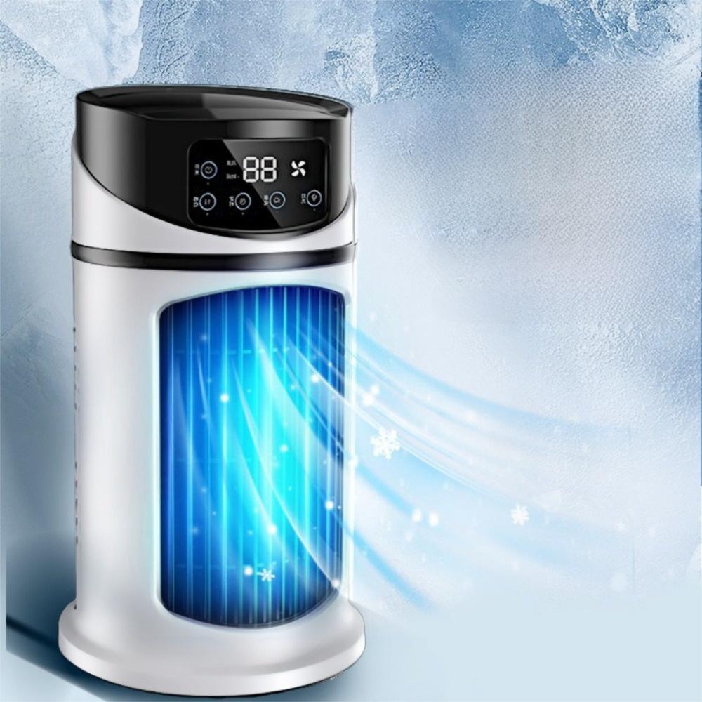6-Speed Air Cooling Fan 6-Hour Timer Cold Air Conditioner Fan Useful Air Cooler Home Use