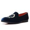 New Men's Velvet Embroidery Casual Shoes Luxury Designer Male Formal Wedding Dress Slip On Loafers Homecoming Footwear