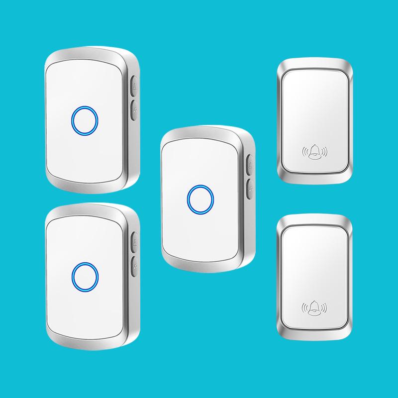 Wireless Waterproof Doorbell, Self-Powered, Ultra-Long Range with Remote for Elderly.