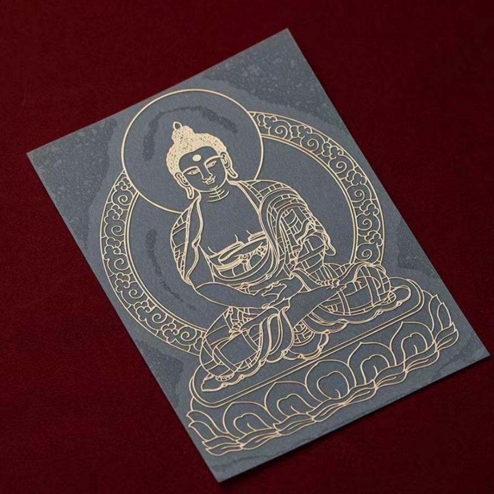 Lucky Charm Mobile Phone Sticker Chinese Zodiac Phone Case Stickers DIY Buddhist Sticker Phone