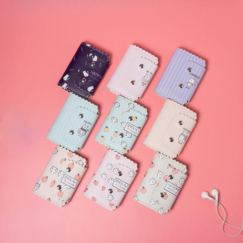 Kawaii Kpop Ido держатель для фотокарточек с милым мультяшным животным, идентификационная карта, банковская карта, автобусная карта, органайзер для визитных карточек, офисные аксессуары