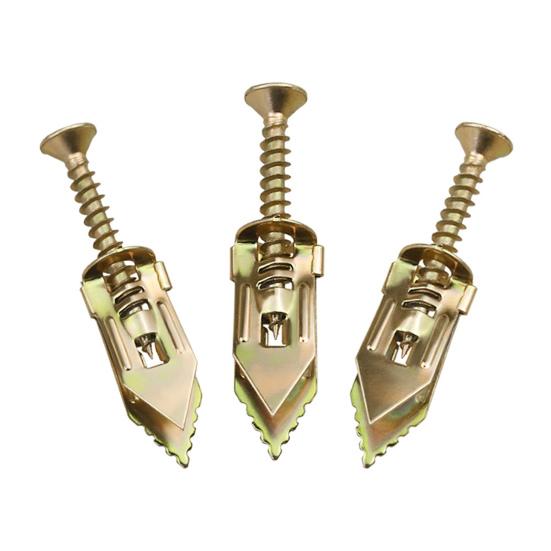 20/100 шт. самосверлящий анкерный винт, сверхмощный стальной расширительный винт без дрели, полка для телевизора, занавеска для шкафа, гипсокартон, набор металлических саморезов